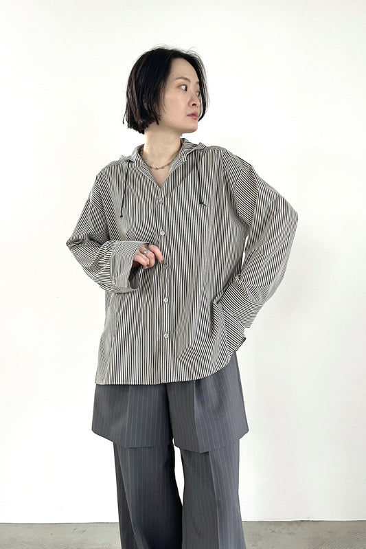 ドットエアーフーディーシャツ F1193