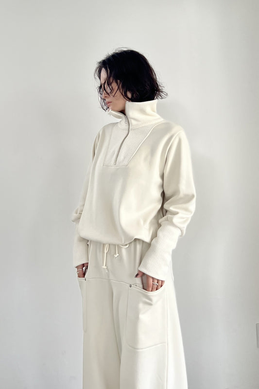 ボンバーヒートハーフジッププルオーバー F3297