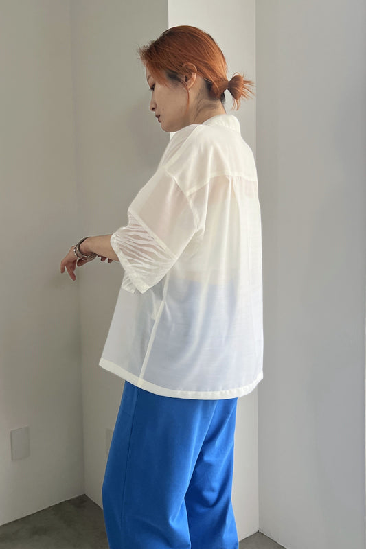 ゼブラ開襟シャツ F1172