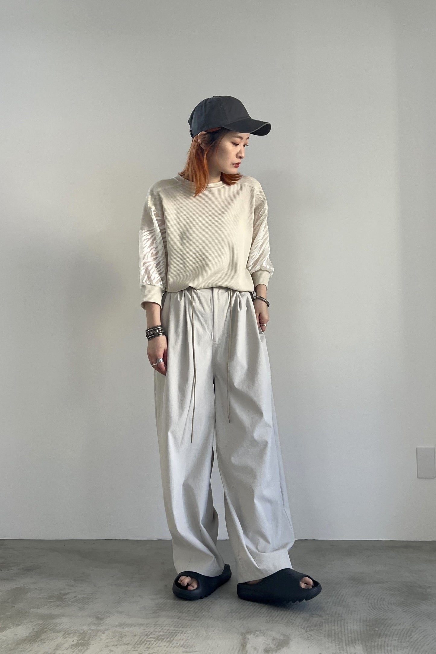 ゼブラスリーブワッフルT F3240