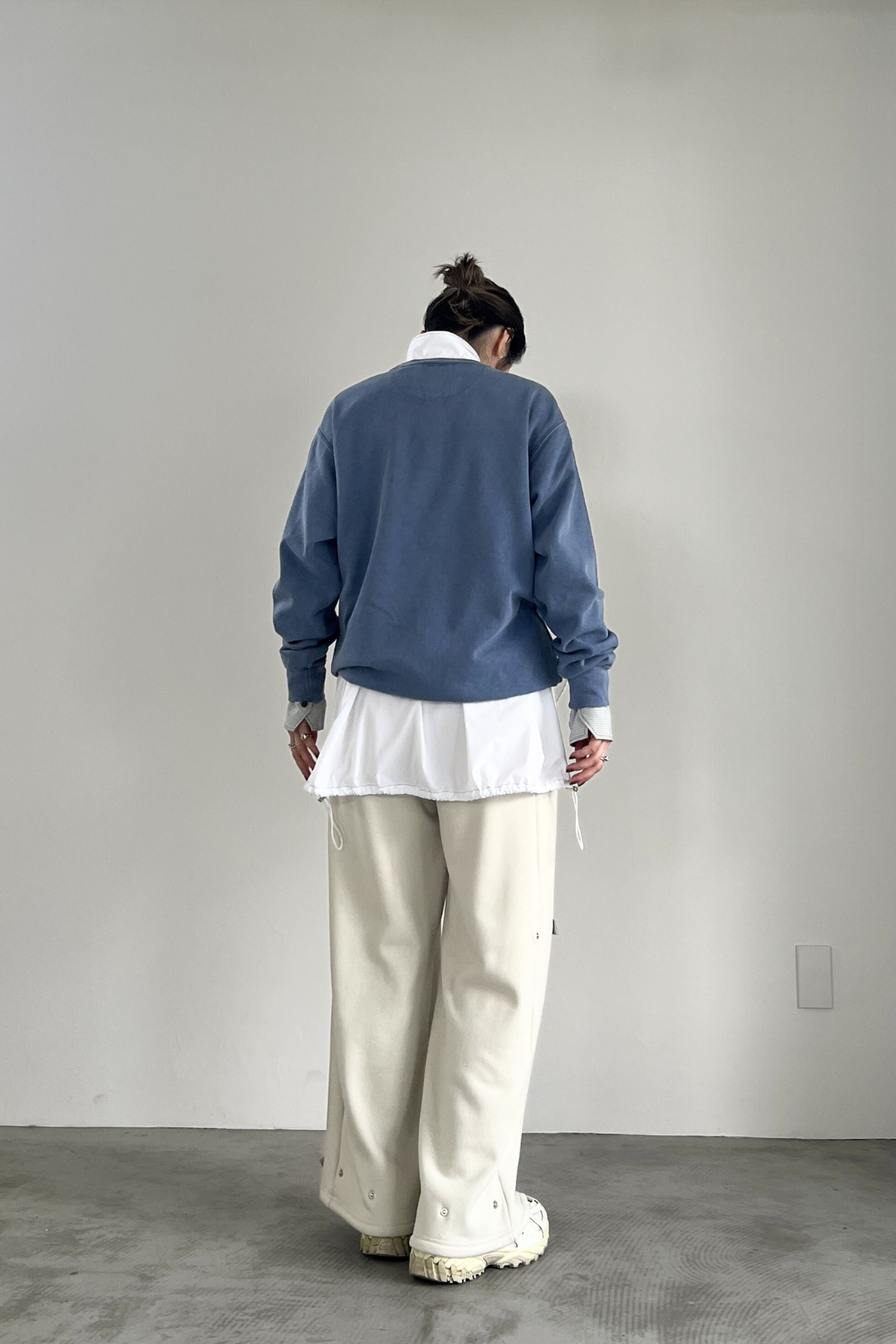 ボンバーヒートワイドパンツ F2145