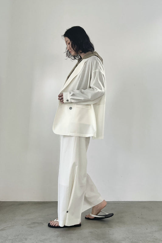 2WAYヘムスラックスパンツ F2167