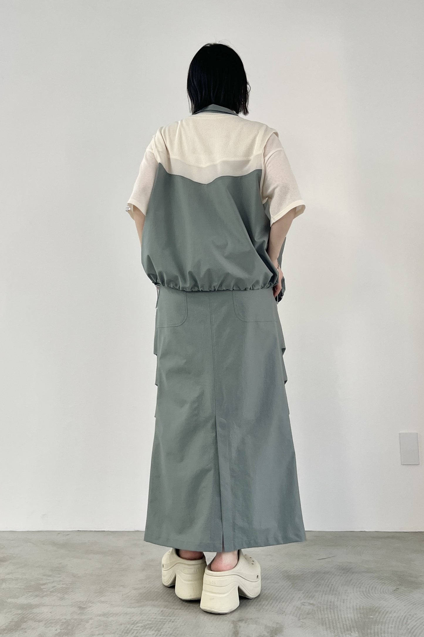 ミニリップストップパラシュートスカート F2151