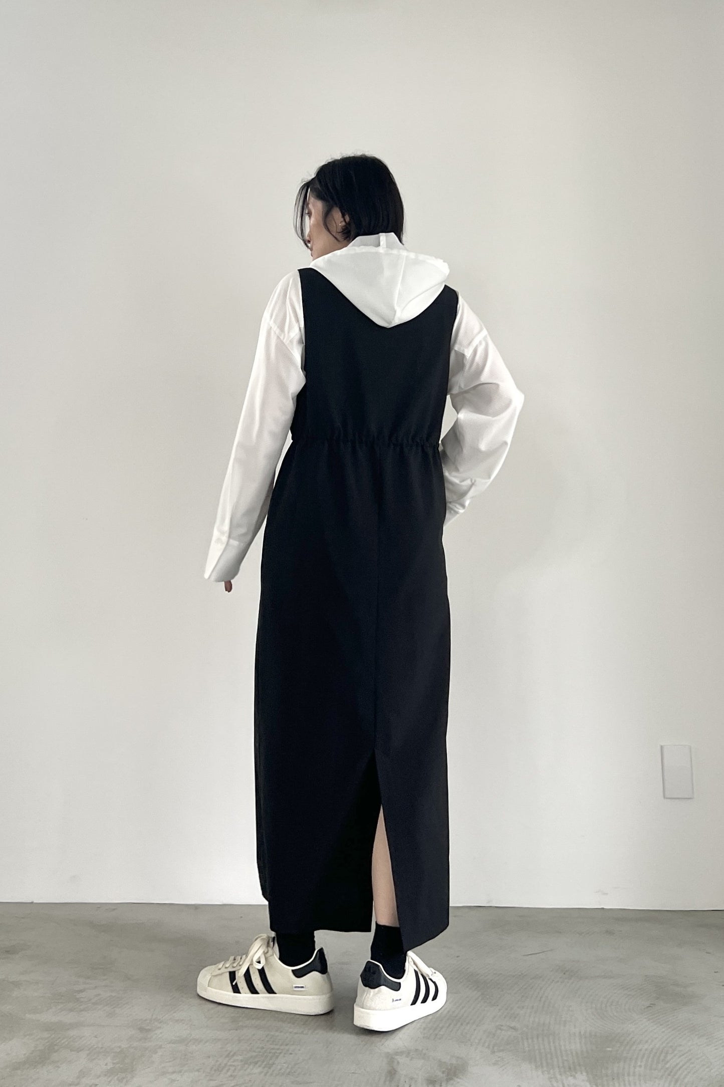 ドットエアーフーディーシャツ F1193