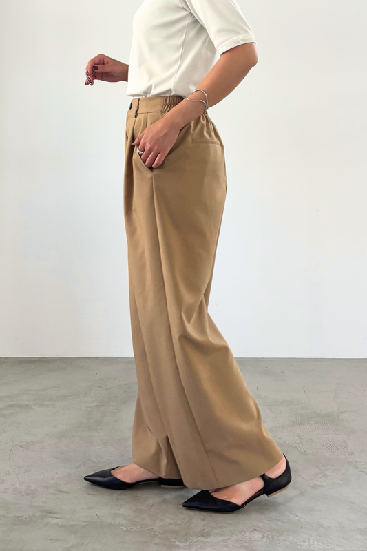 タックストレートパンツ 23152