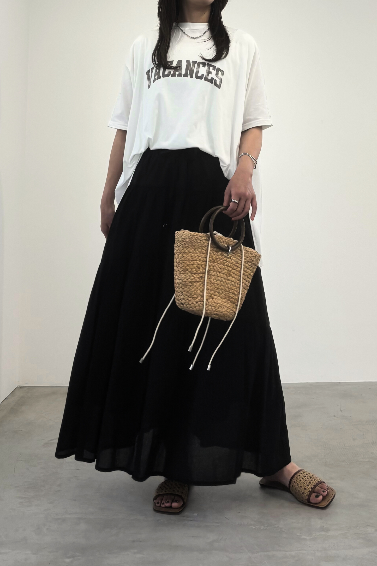 VACANCEモックネックTEE 35512