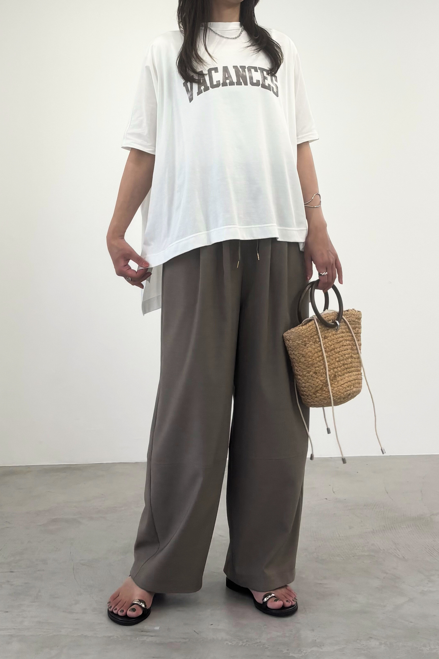 VACANCEモックネックTEE 35512