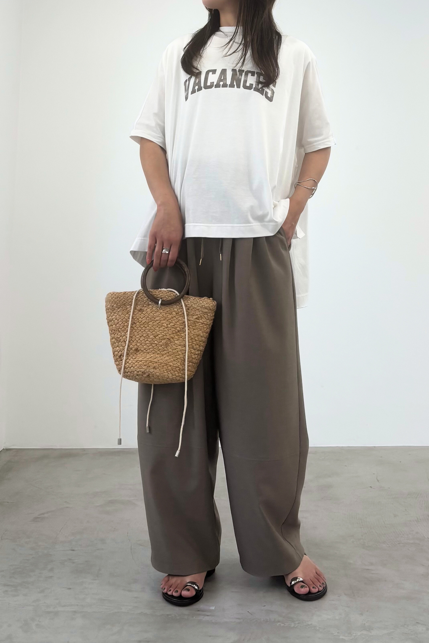 VACANCEモックネックTEE 35512