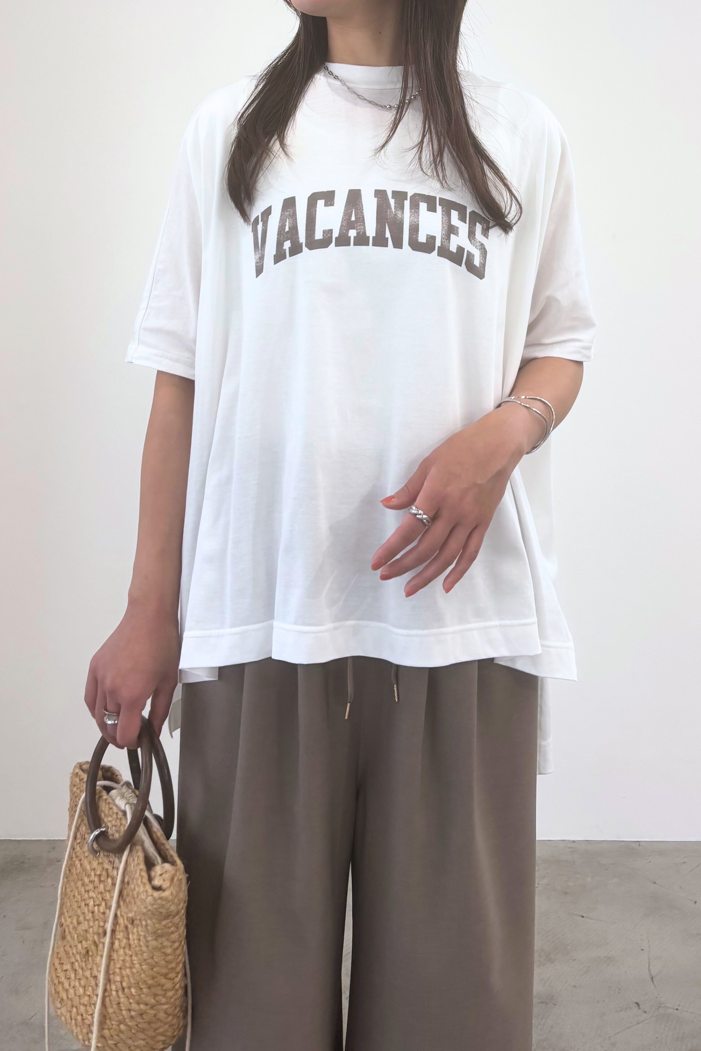 VACANCEモックネックTEE 35512