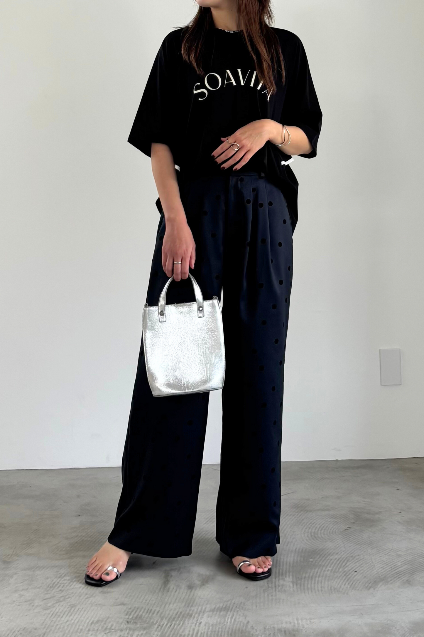 パイピングバックフリルTEE 35522
