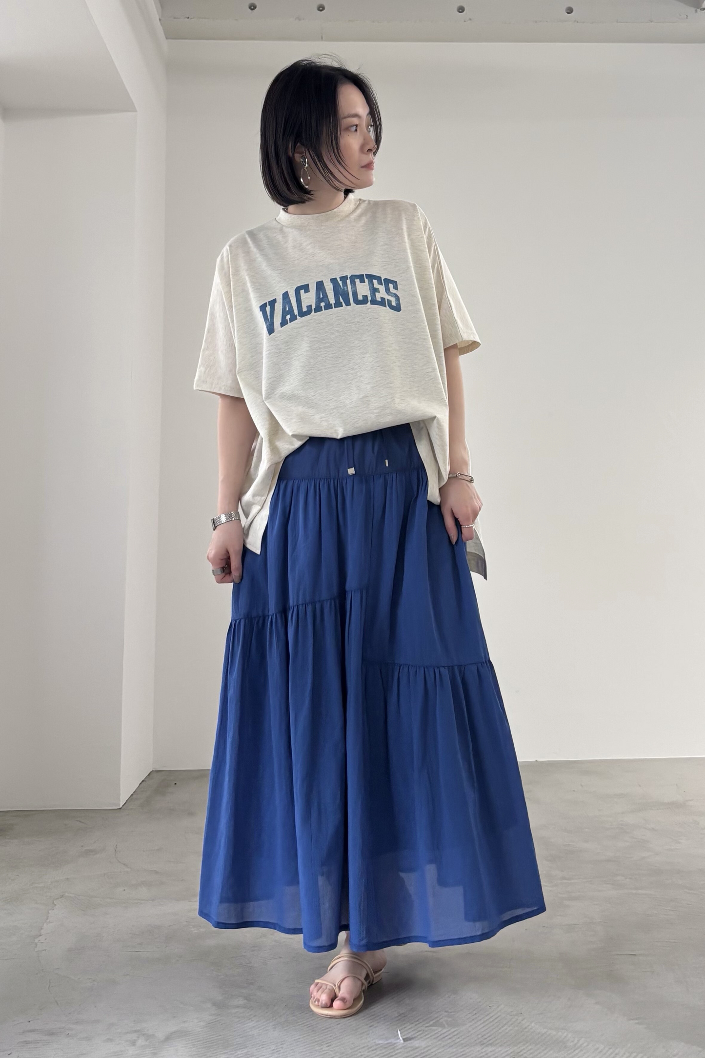 VACANCEモックネックTEE 35512