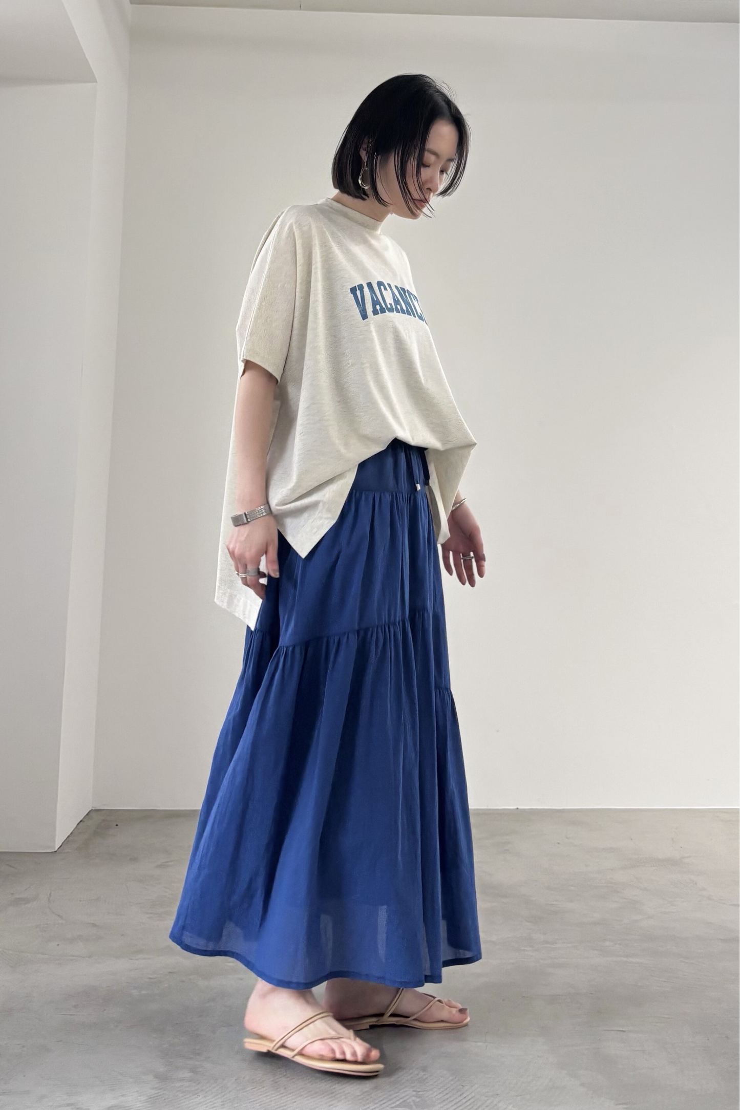 VACANCEモックネックTEE 35512