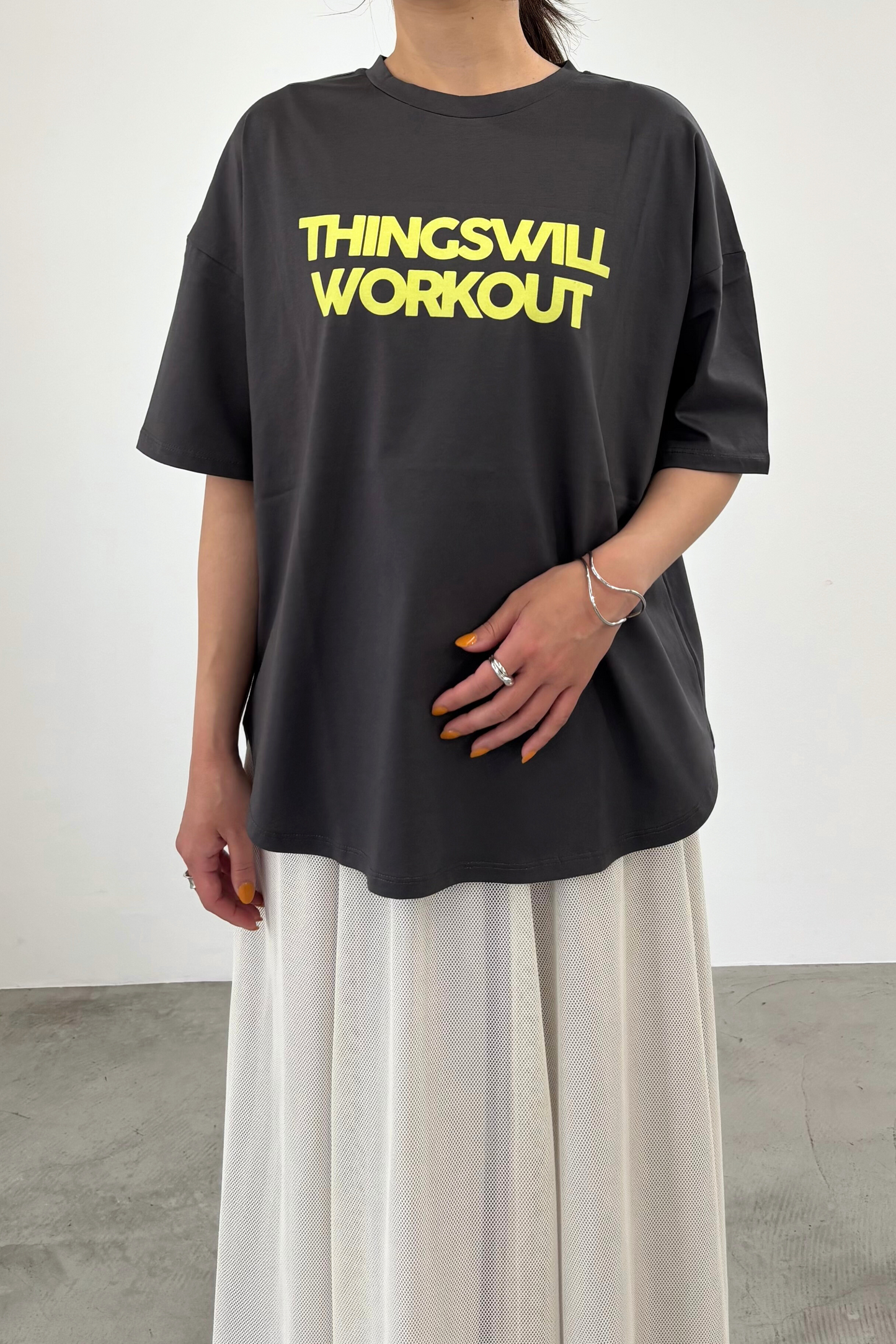 フロッキープリントリラックスTEE 35511
