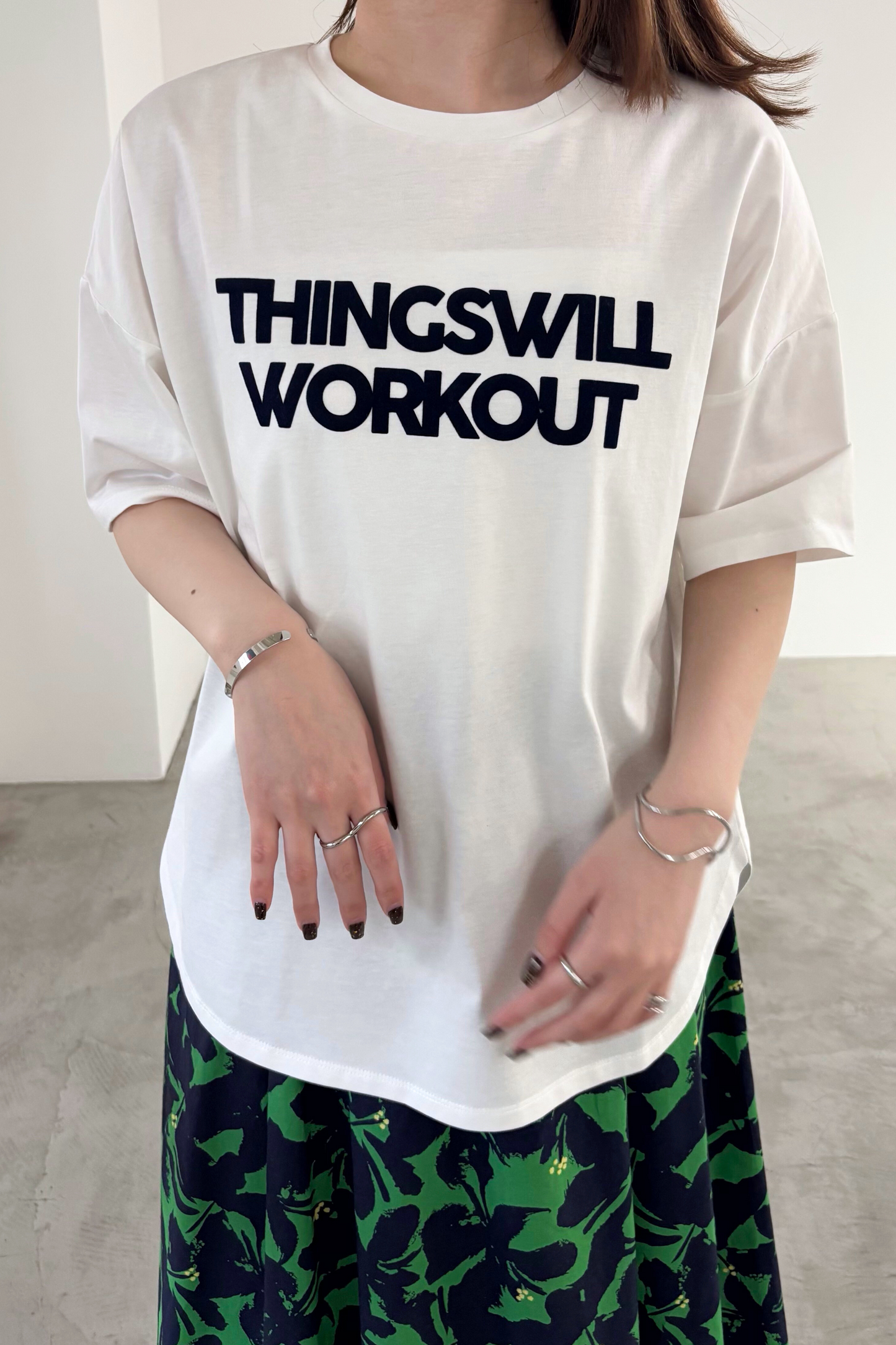 フロッキープリントリラックスTEE 35511