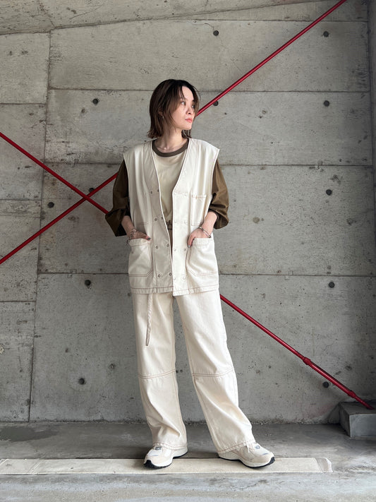 FOSI. バイカラーデニム F2112