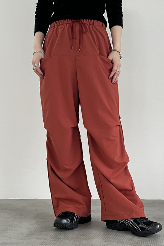 ナイロンパラシュートパンツ F2136