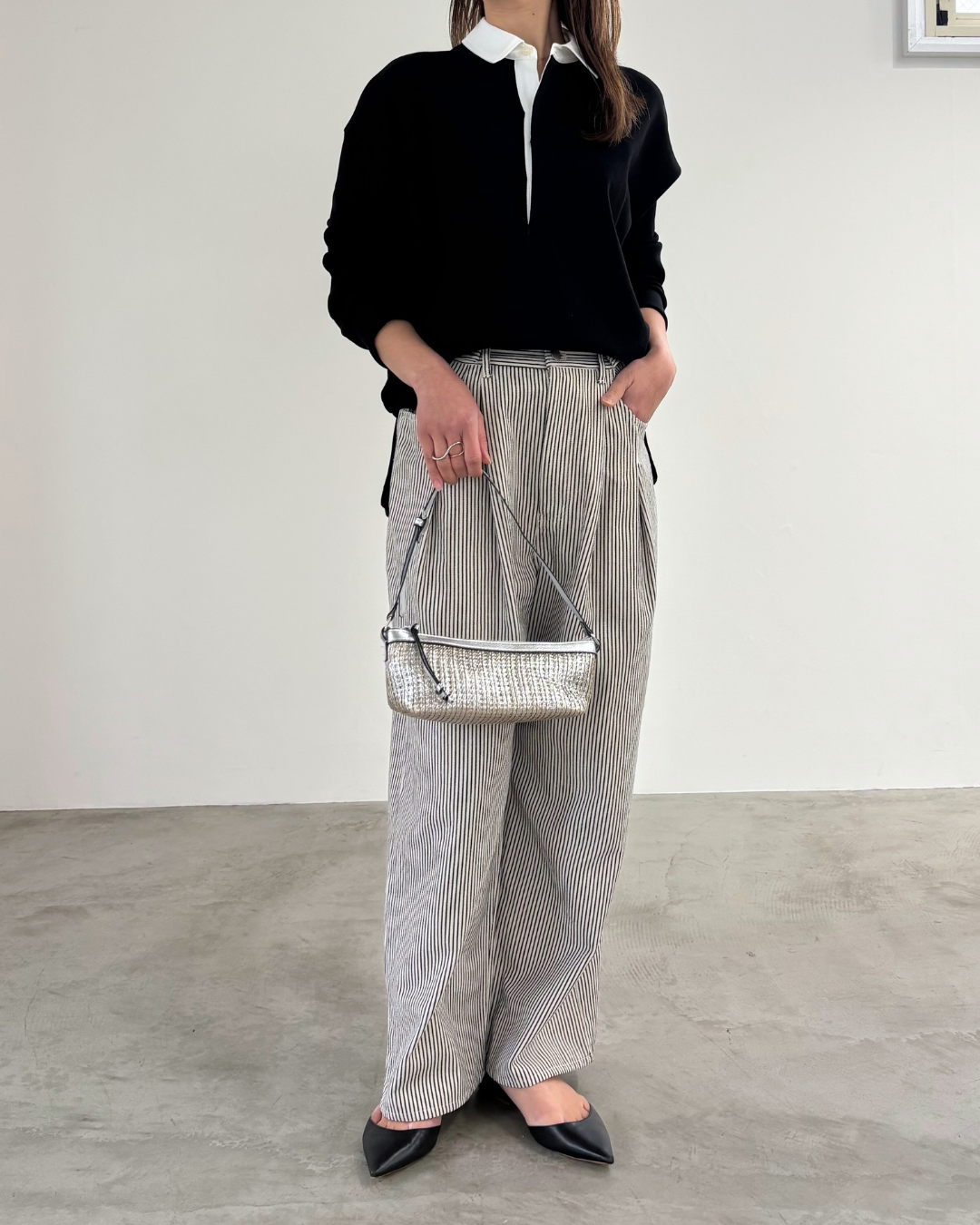 2タックボリュームパンツ F2166