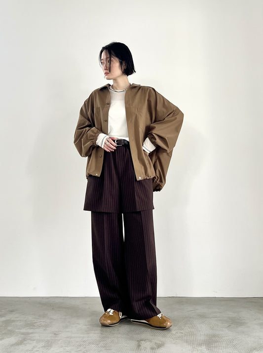 ミニリップストラップライトブルゾン F1197