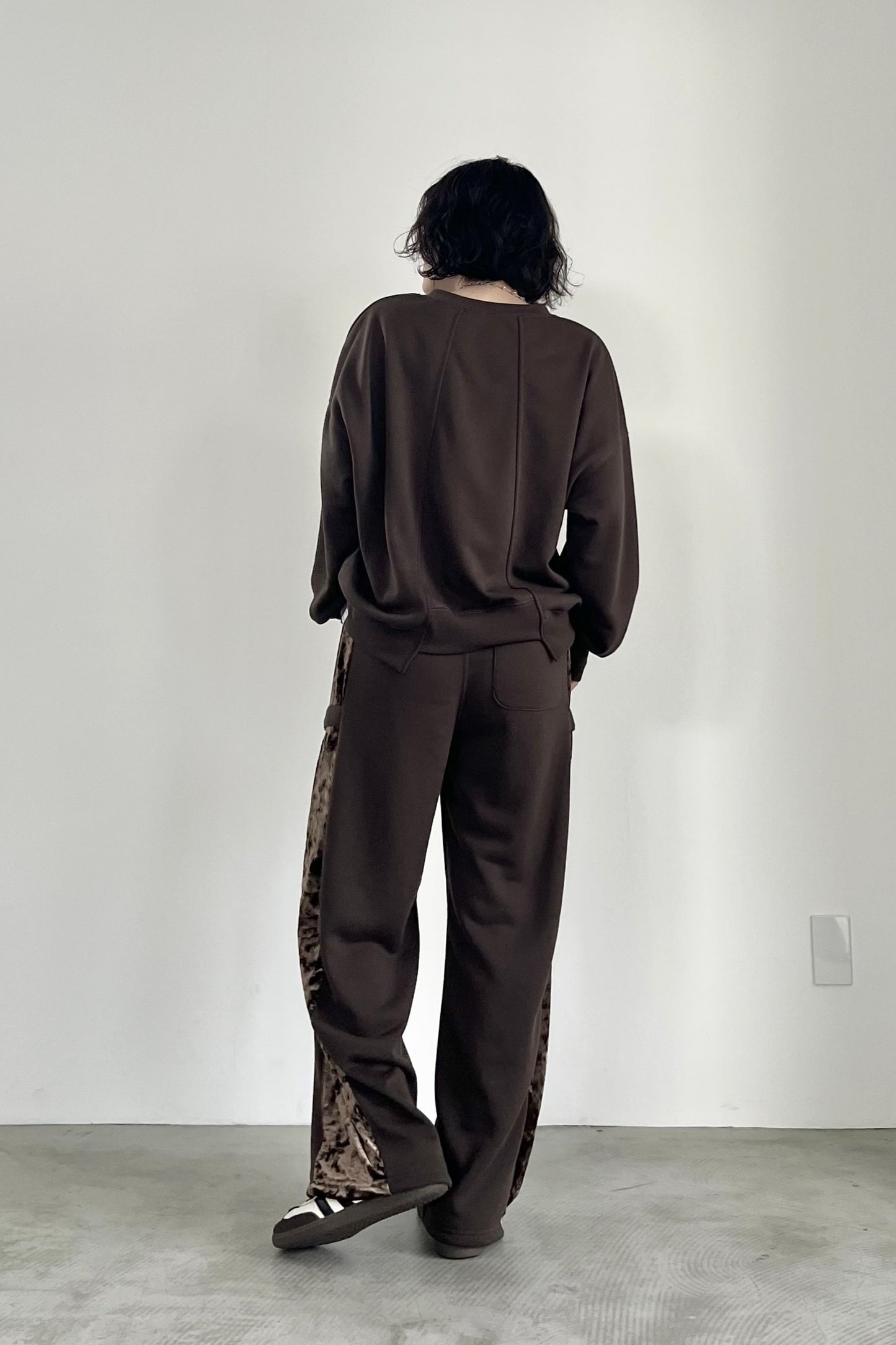 スリットネック裏毛プルオーバー F3294