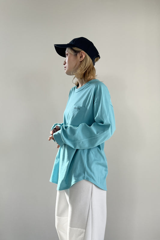 ポケット刺繍ロングスリーブTシャツ F3230