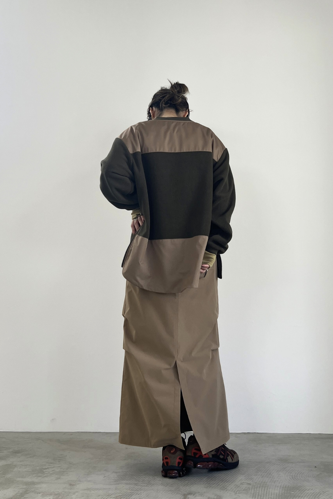 マルーデコットンパラシュートスカート F2141