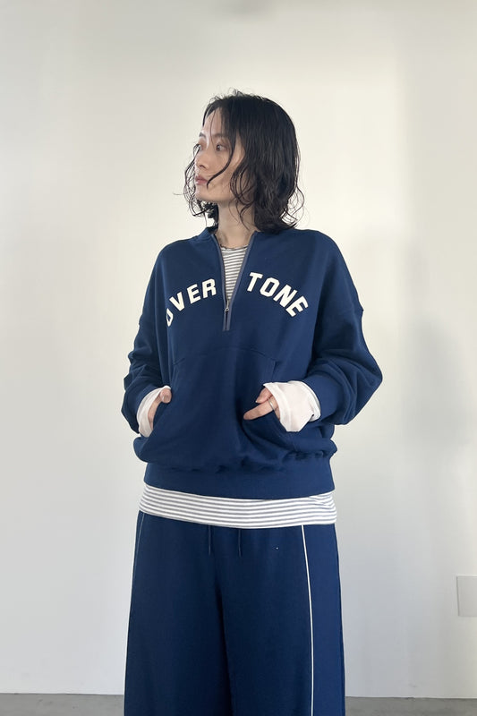 ハーフジップロゴスウェットPO F3301