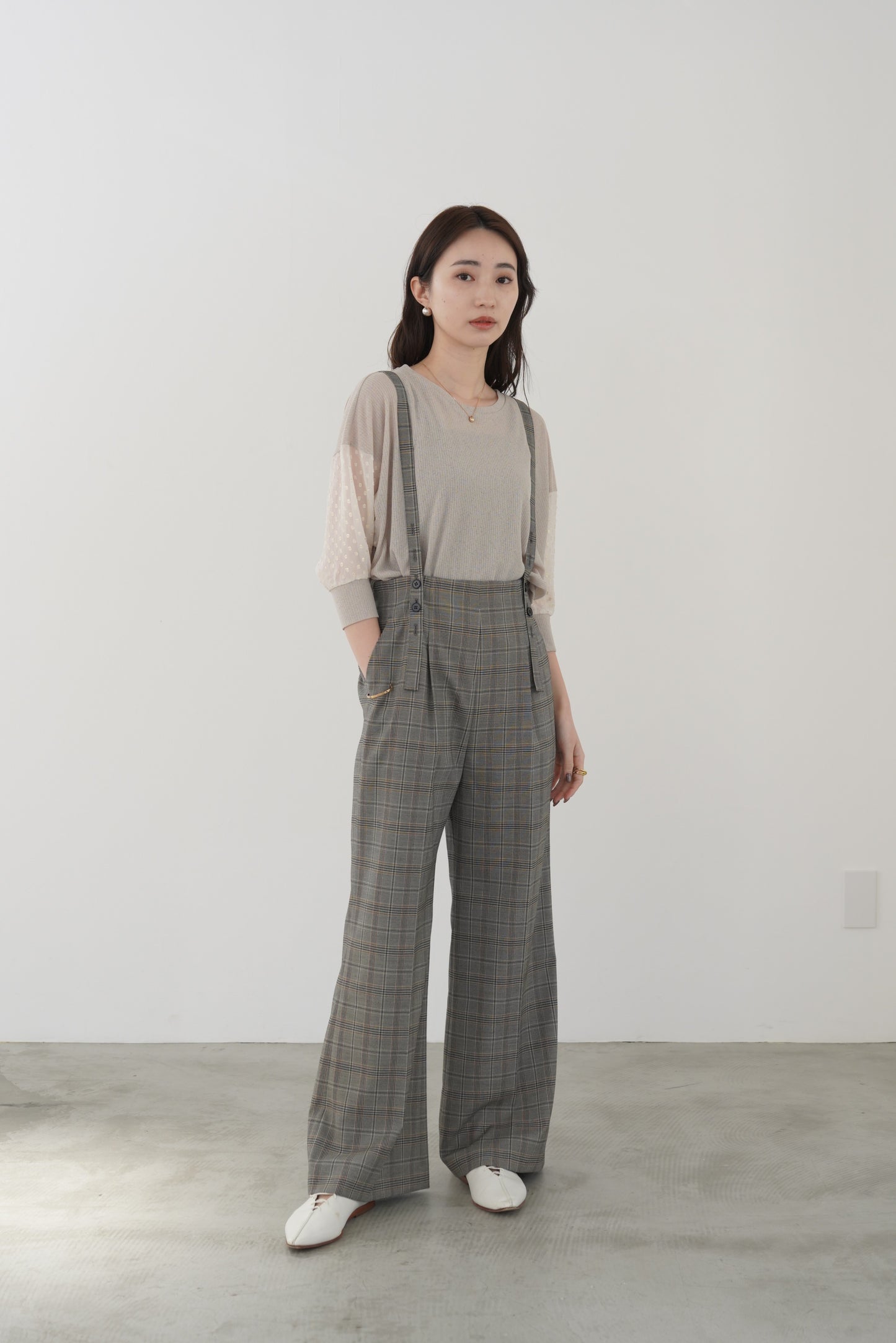 T/Rストラップベルト付きパンツ 15908