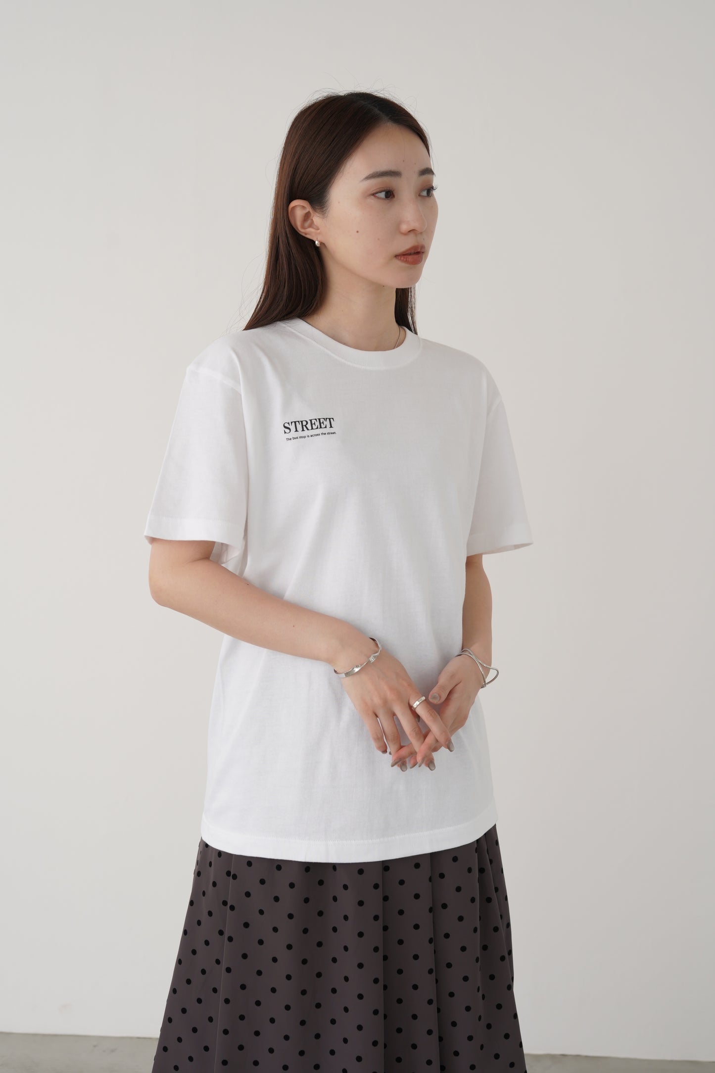 バックフォトプリントTシャツ 35411