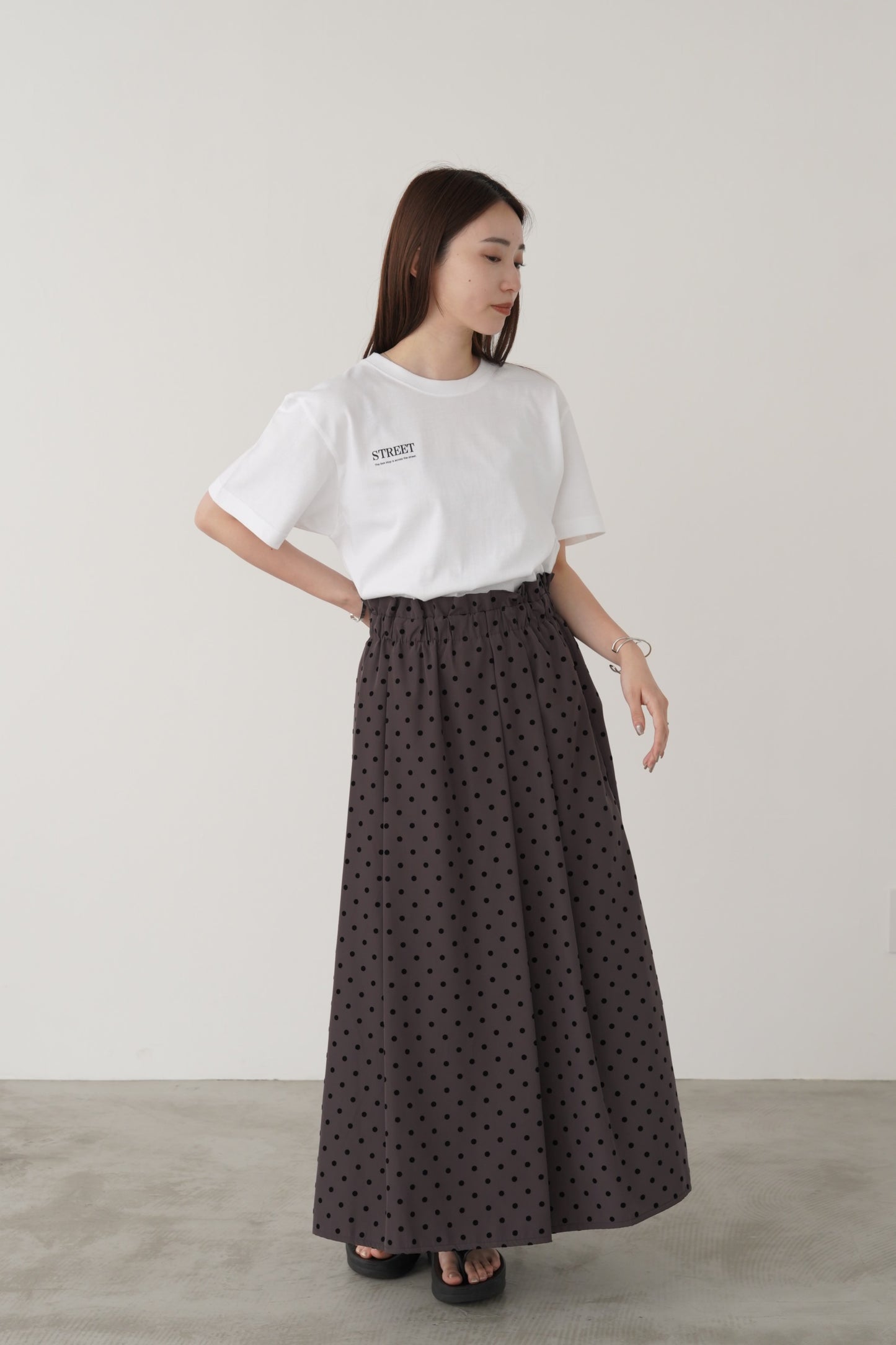 バックフォトプリントTシャツ 35411