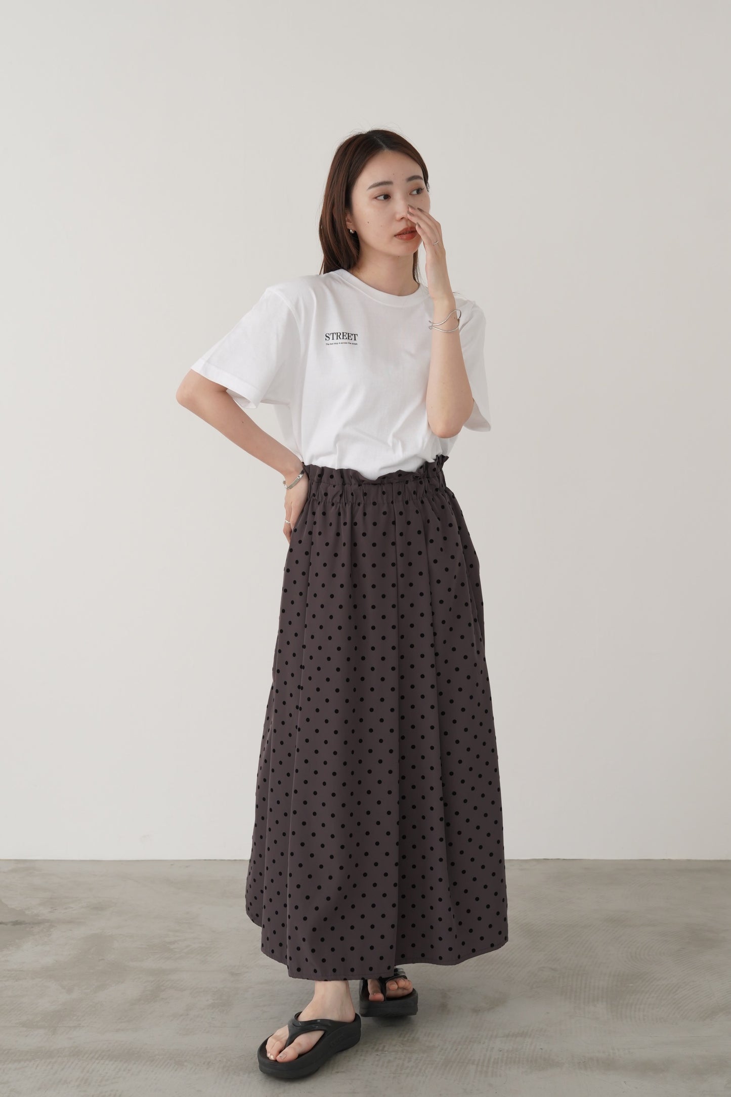バックフォトプリントTシャツ 35411