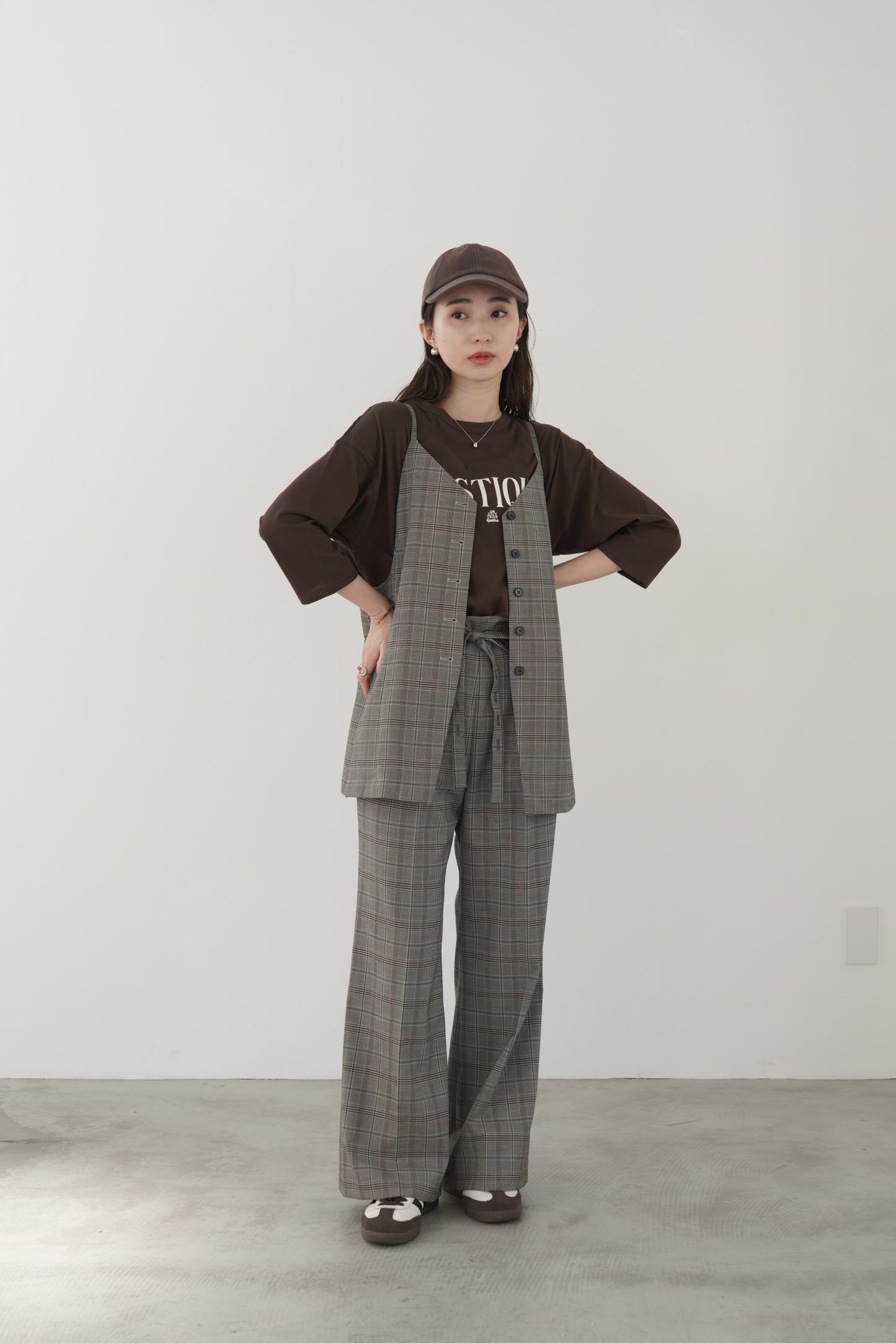 T/Rストラップベルト付きパンツ 15908