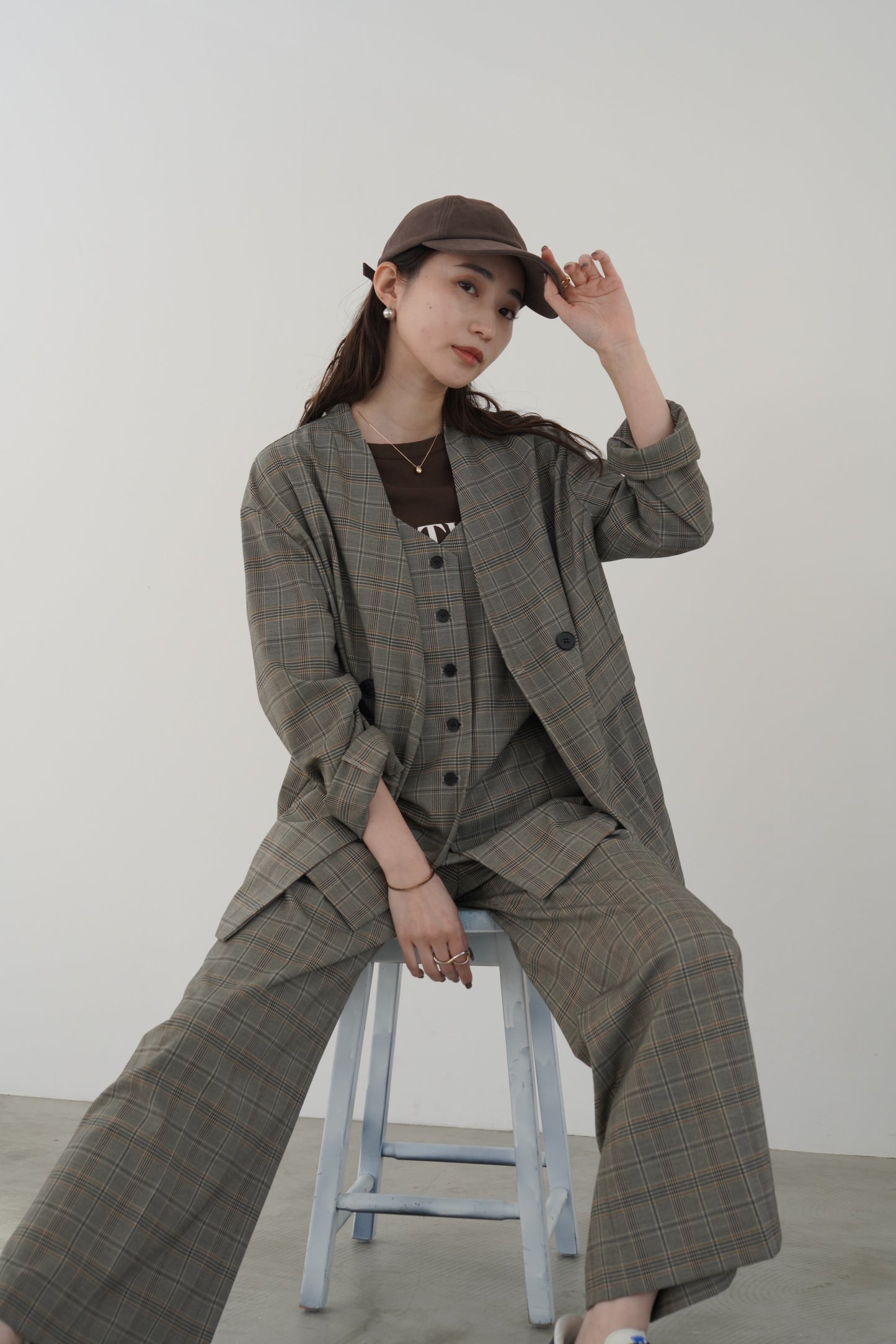 T/RノーカラーJK 15909