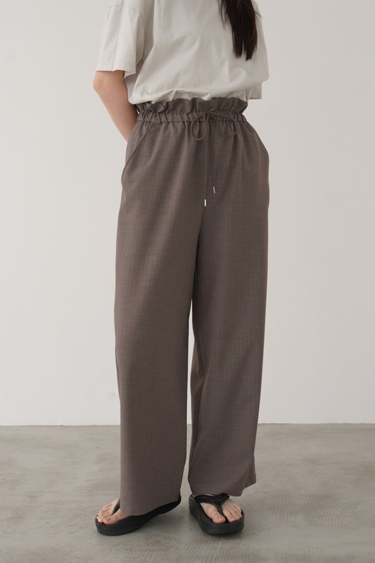 ピンストライプワイドパンツ 23069