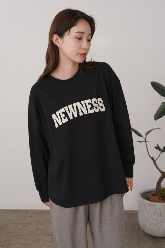 ジョーゼット切り替えロゴカットソー 35421