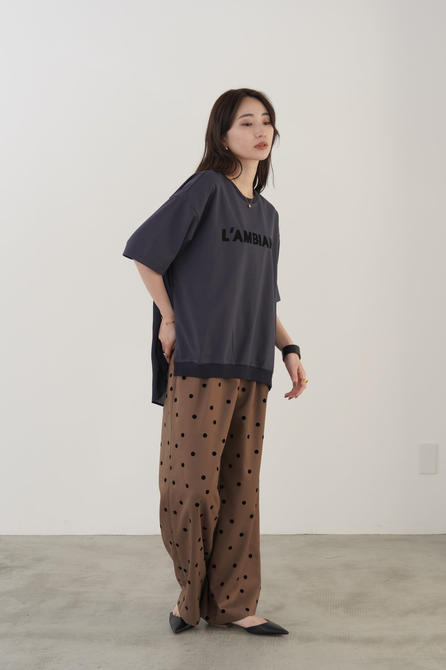 割裁サテンドッキングTEE 35523