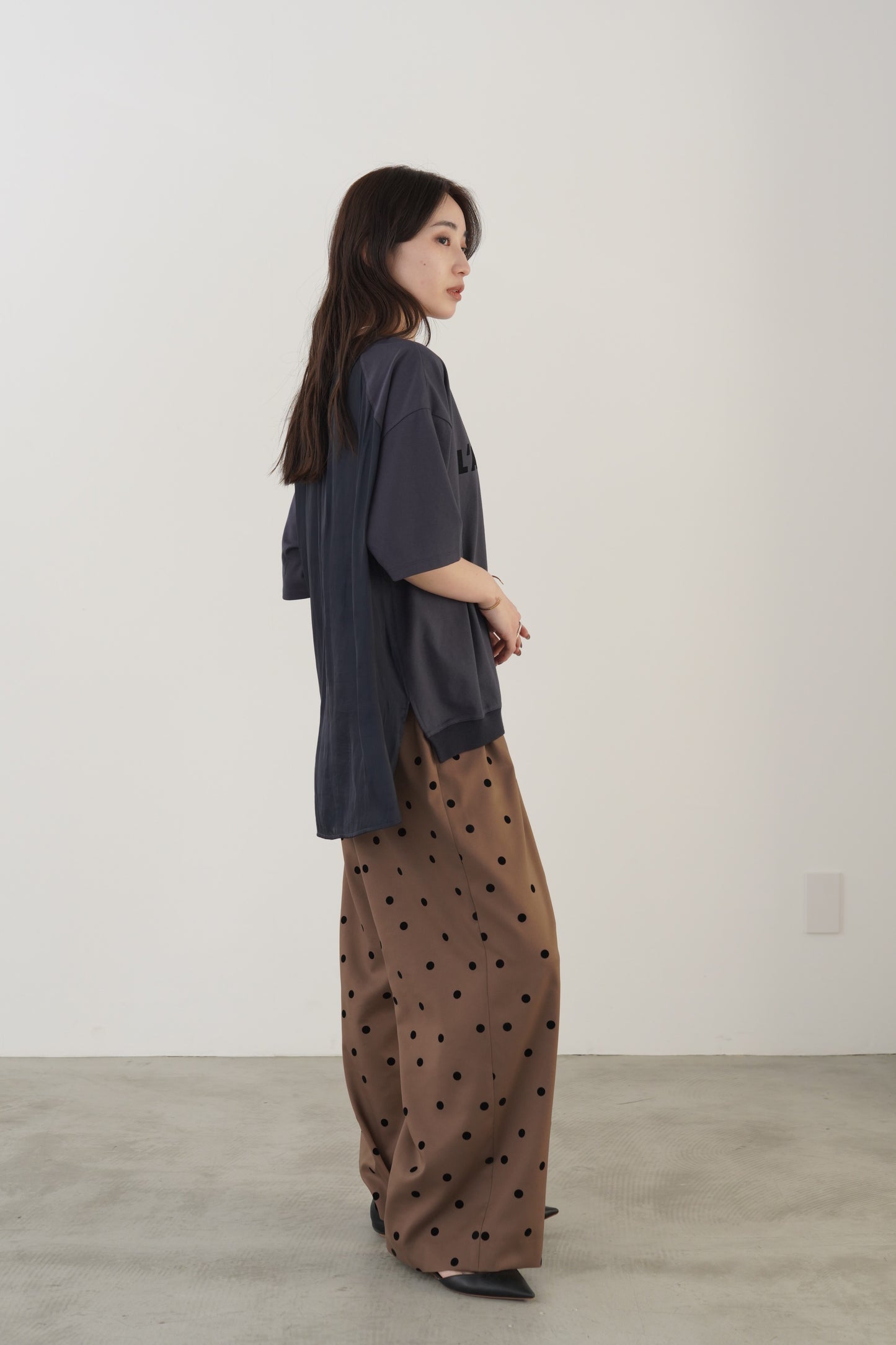 割裁サテンドッキングTEE 35523