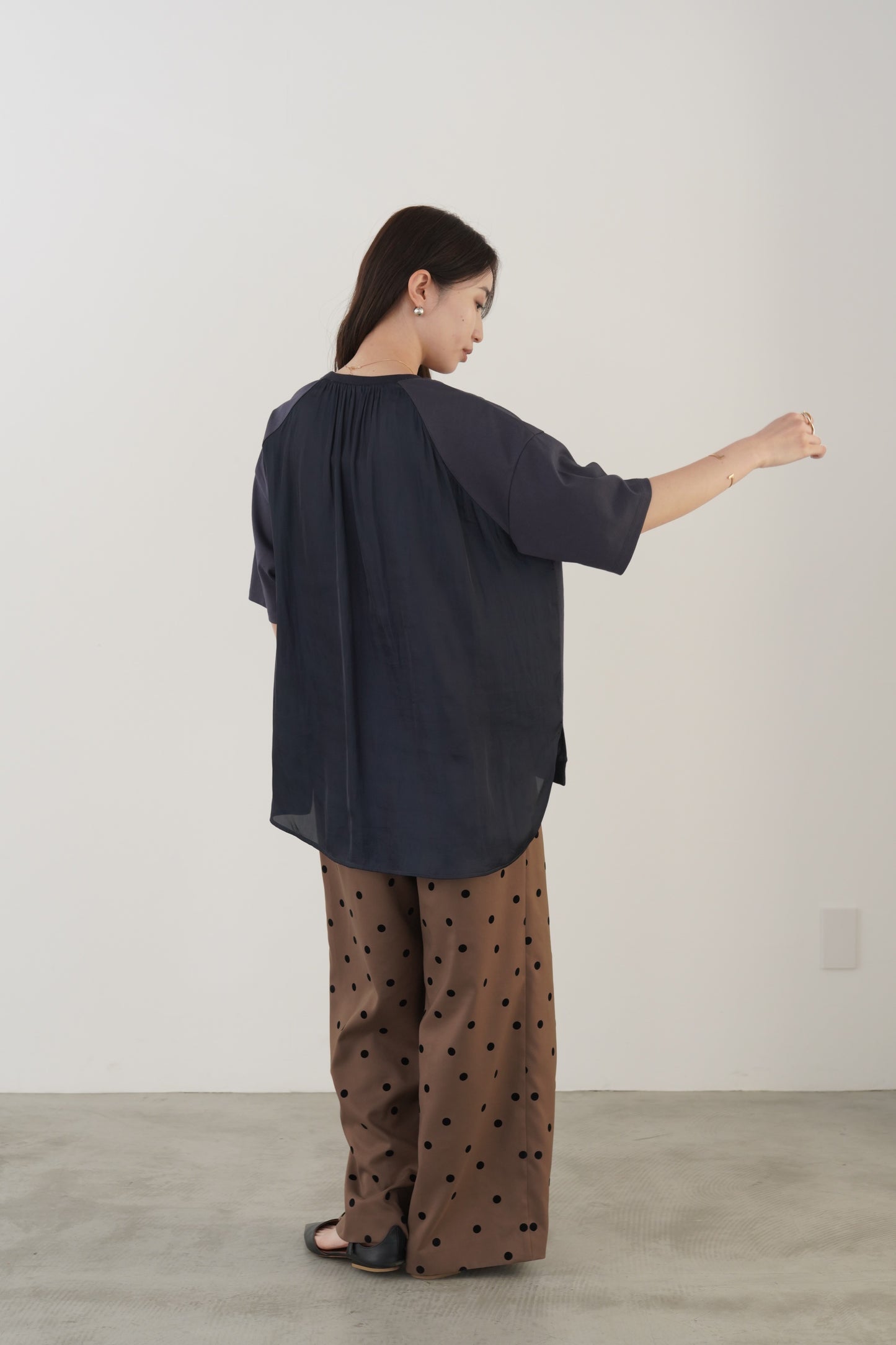 割裁サテンドッキングTEE 35523