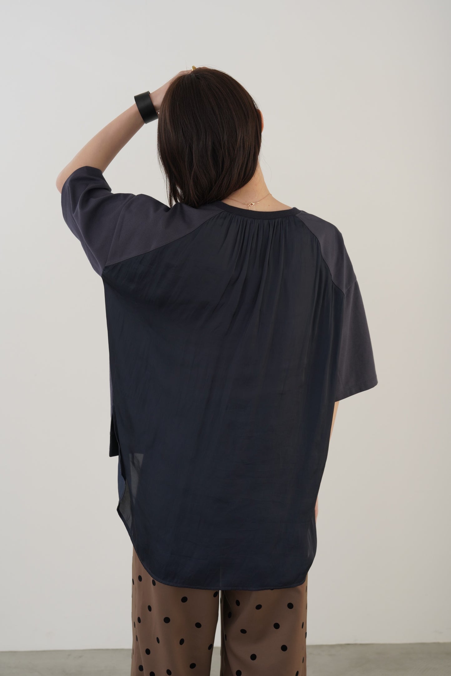 割裁サテンドッキングTEE 35523
