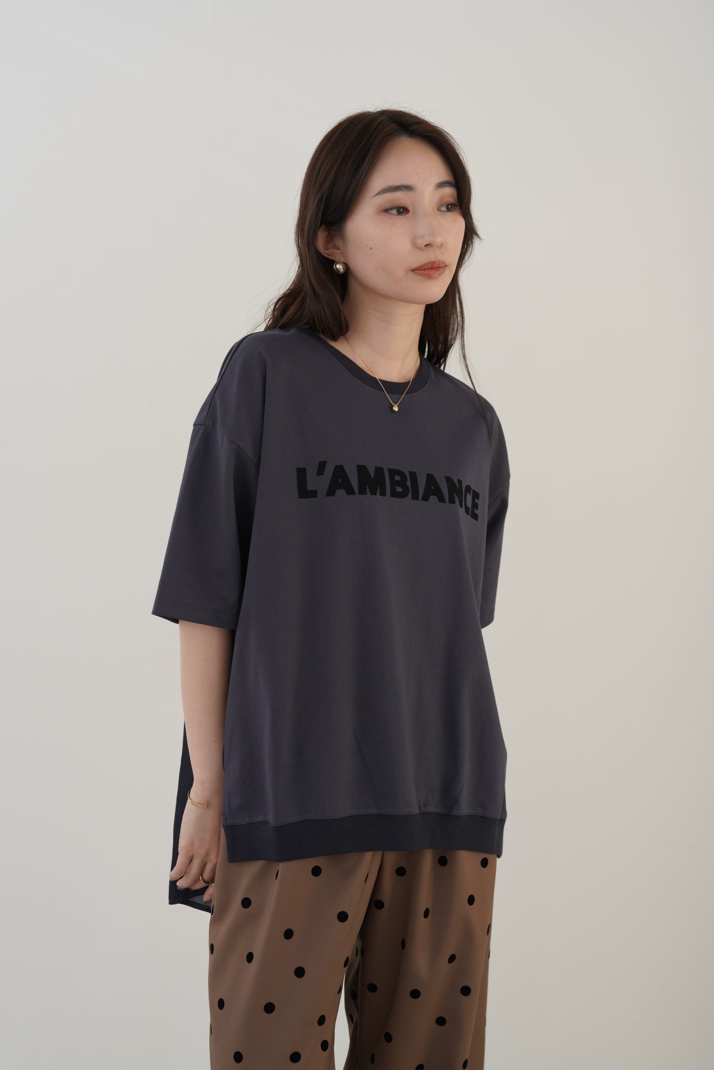 割裁サテンドッキングTEE 35523
