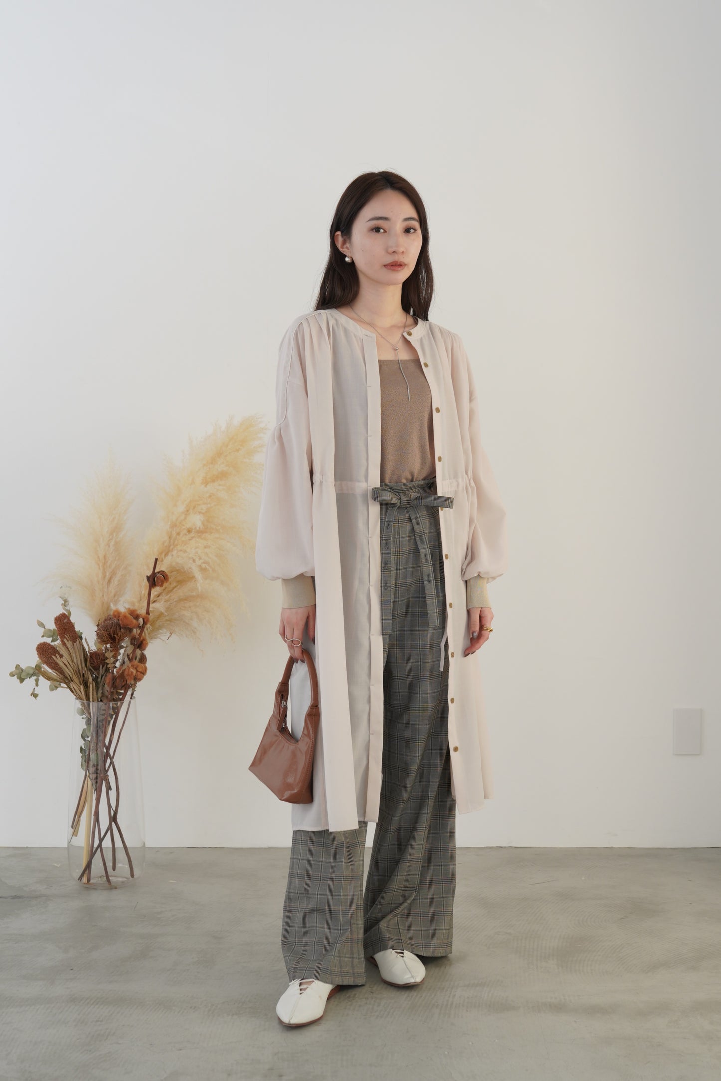 T/Rストラップベルト付きパンツ 15908
