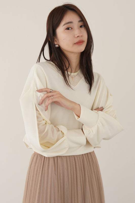 シアーレイヤードトップス 15725