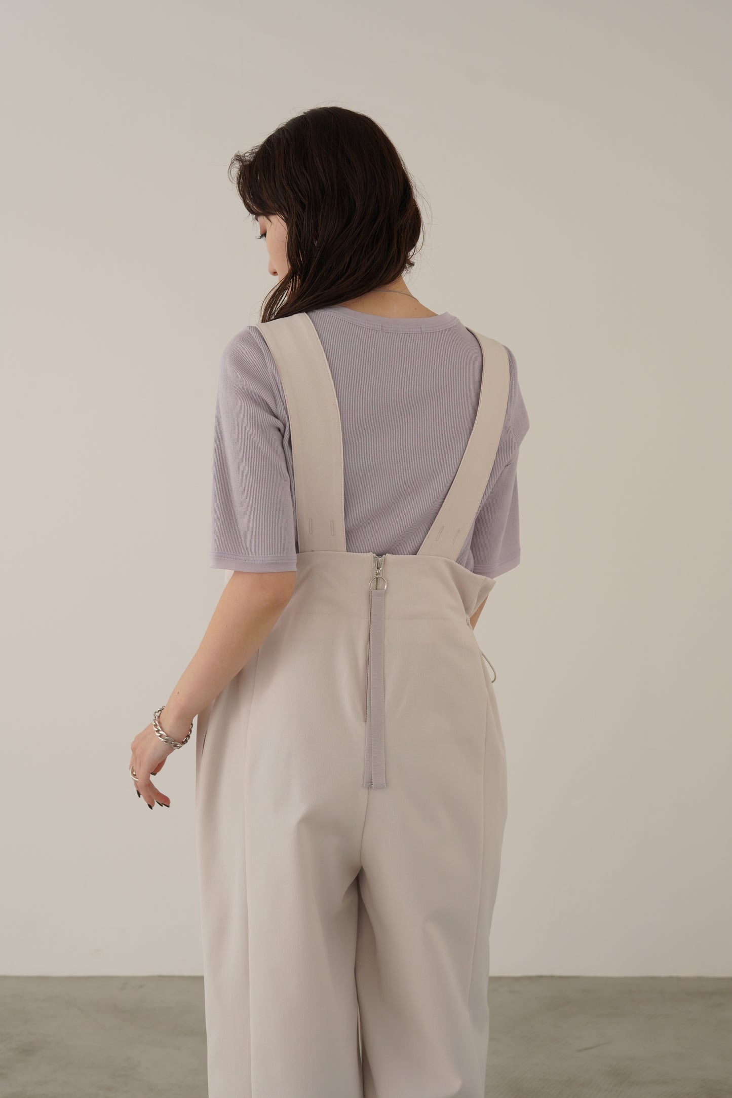 ラメリブTシャツ 35485