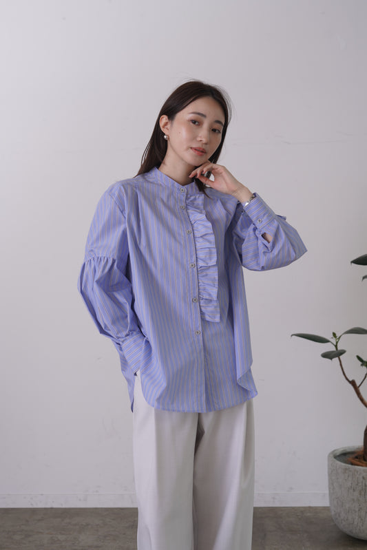 バンドカラーフリルBL 15945