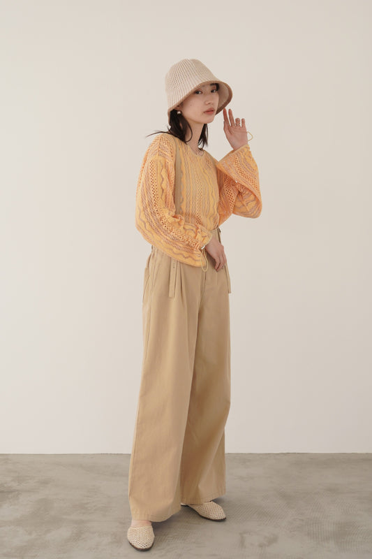 シアーレースブラウス 15733