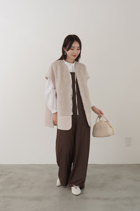 ウールレットボアベスト 15927