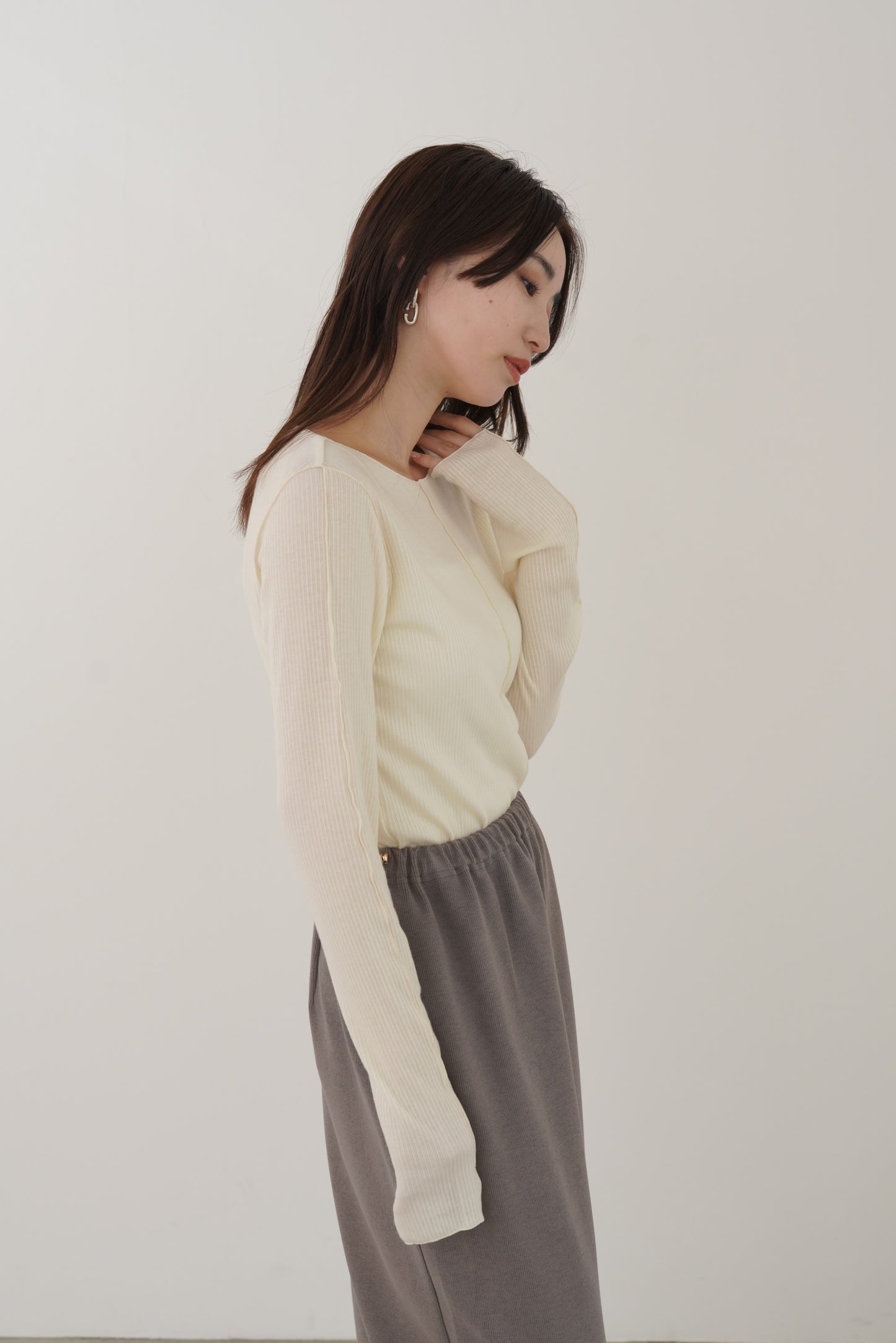 メローステッチL/Sカットソー 35540