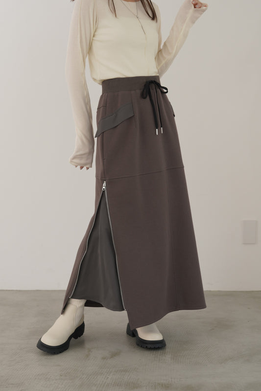 ツイルドッキングニットスカート 23166