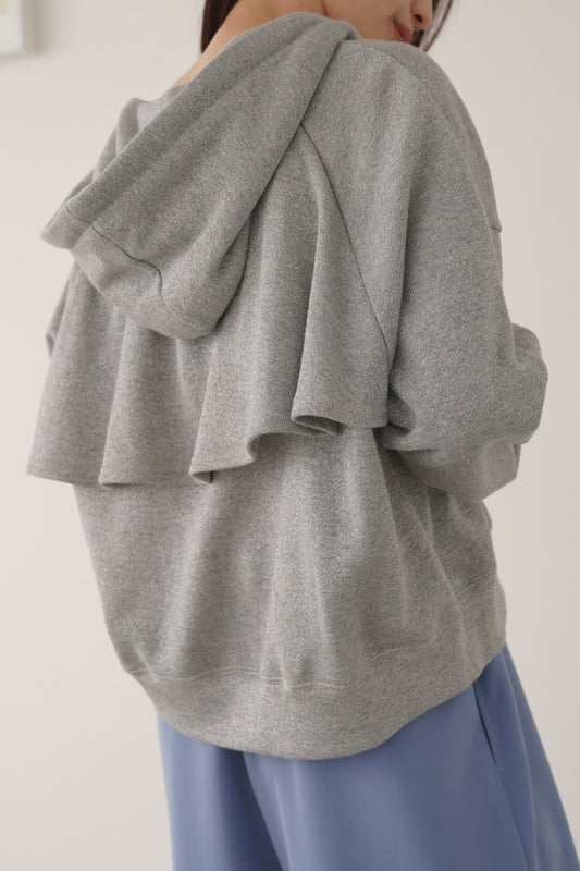 バックティアードラメパーカー 35347