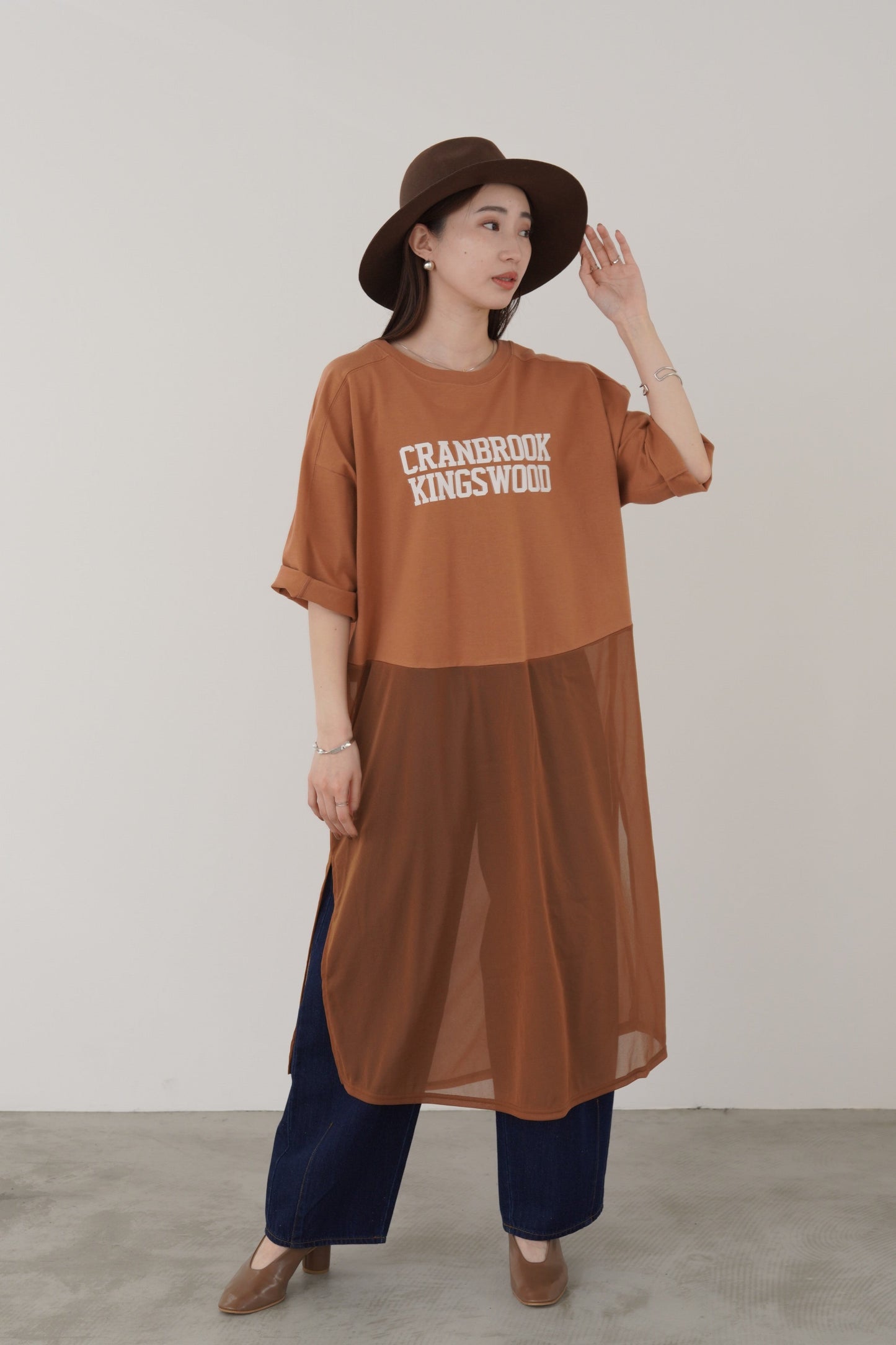 バルーンタックデニムパンツ 23081