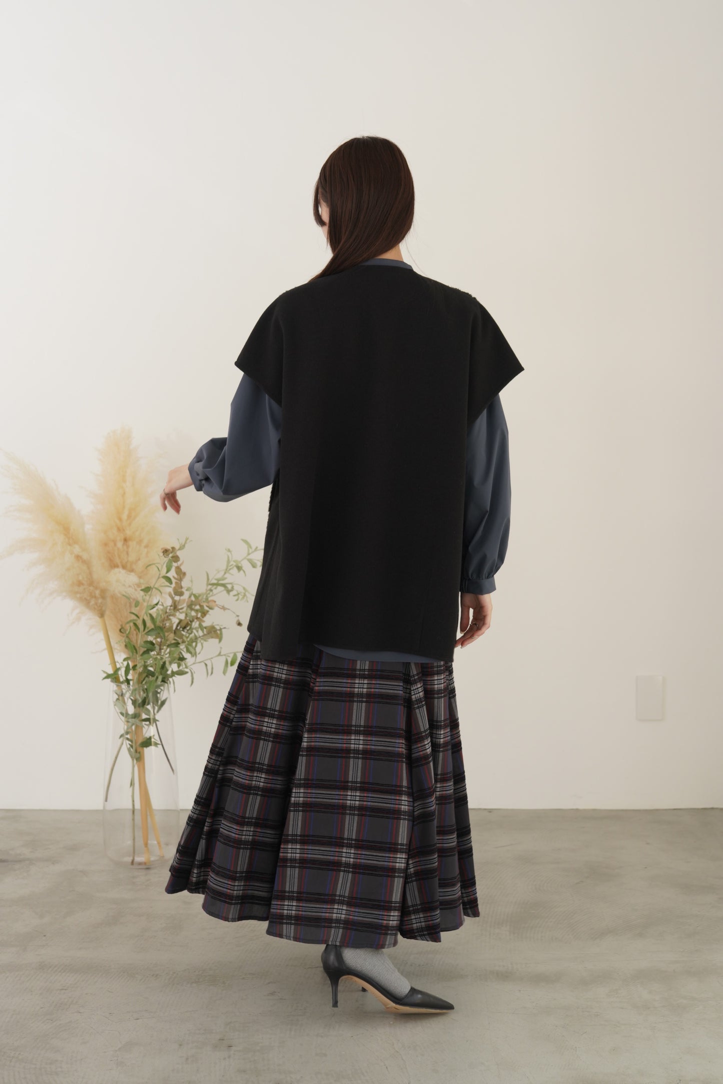 ウールレットボアベスト 15927